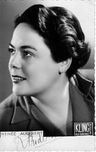 10 RENEE AUDIBERT DE LA TROUPE THEATRALE DE RADIO ALGER 1952